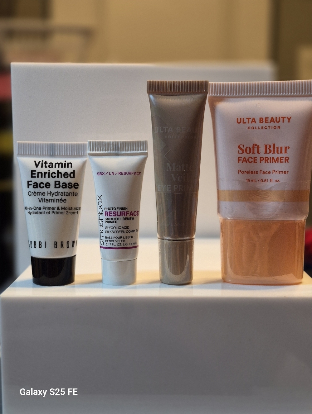 CLEARANCE! 4-Piece Trvl Size Primer Variety Bundle Bobbi Brown Smashbox Ulta New